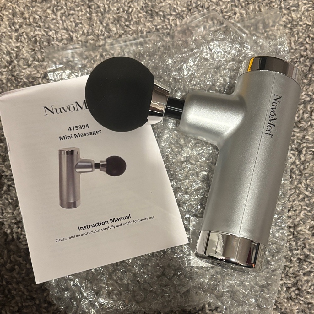 Othr Silver and Black Mini Massager